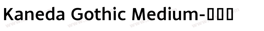 Kaneda Gothic Medium字体转换 Kaneda Gothic Medium字体转换